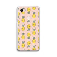Ananas: Google Pixel 3 XL Transparant Hoesje