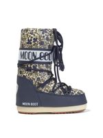 Moon Boot Kids après-ski Icon à fleurs - Bleu - thumbnail