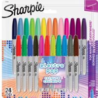 Sharpie Electro Pop vilstiften set 24 kleuren Sharpie Electro Pop vilstiften set 24 kleuren