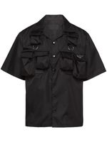 Prada Re-Nylon cargo shirt - Noir