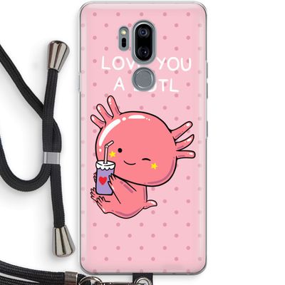 Love You A Lotl: LG G7 Thinq Transparant Hoesje met koord