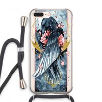 Golden Raven: iPhone 7 PLUS Transparant Hoesje met koord