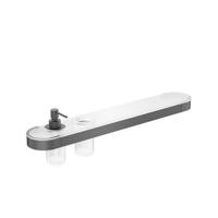 Crosswater Velo Planchet - 60cm - zeepdispenser - bekerhouder - leisteen VE040T Crosswater Velo Planchet - 60cm - zeepdispenser - bekerhouder - leisteen VE040T
