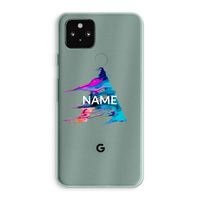 Abstract Spectrum: Google Pixel 5a 5G Transparant Hoesje