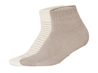 esmara 2 Paar dames huissokken (Beige/bruin, 35-38) esmara 2 Paar dames huissokken (Beige/bruin, 35-38)