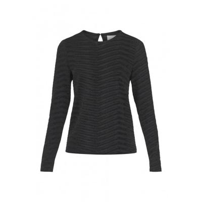 Sisters Point - Zwart | Dames | Blouse | Zwart | L | regular | Kamst mode
