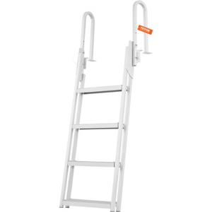 VEVOR Aluminium steigerladder Bootladder Opvouwbare steigerladder 4 treden 158 kg