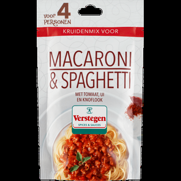 Verstegen Kruidenmix voor Macaroni & Spaghetti 35 g bij Jumbo