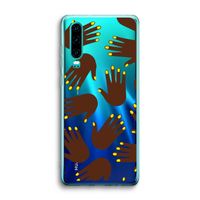 Hands dark: Huawei P30 Transparant Hoesje