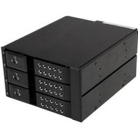 StarTech.com 3-bay aluminium trayless hot-swappable mobile rack backplane voor 3,5 inch SAS II/SATA - thumbnail