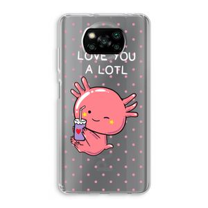 Love You A Lotl: Xiaomi Poco X3 Pro Transparant Hoesje