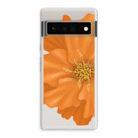 Orange Ellila flower: Google Pixel 6 Pro Transparant Hoesje