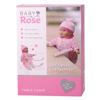 Baby Rose tafelstoel