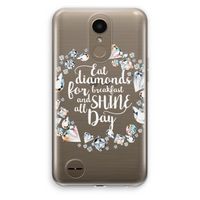 Diamonds: LG K10 (2017) Transparant Hoesje