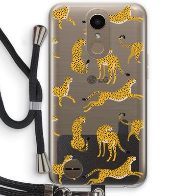Luipaard: LG K10 (2017) Transparant Hoesje met koord