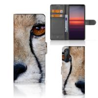 Sony Xperia 5II | Telefoonhoesje | Met pasjeshouder | Cheetah