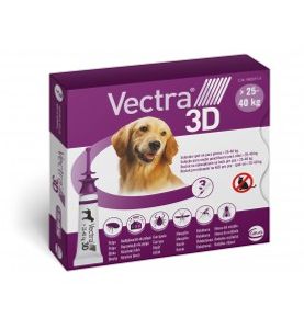 Vectra 3D 3 pipetten voor grote honden (25-40 kg)