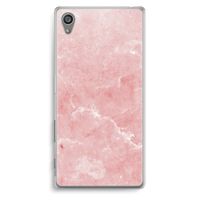Sony Xperia Z5 Transparant Hoesje - Roze marmer - thumbnail
