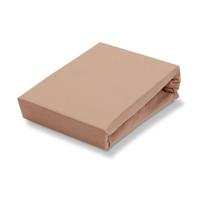 Jersey Supreme Topper Hoeslaken Praline | 140 cm x 220 cm | Bruin