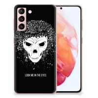 Silicone Back Case Samsung Galaxy S21 Skull Hair