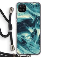 Dreaming About Whales: Samsung Galaxy A22 5G Transparant Hoesje met koord