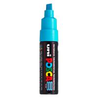 Uni Posca verfmarker 8k turquoise - beitelpunt 8mm