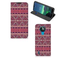Nokia 1.4 | Hoesje met Magneet | Aztec Paars
