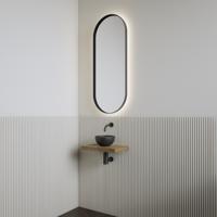 Fonteinset | BWS Leto | Planchet Castle Brown | Waskom Mat Zwart
