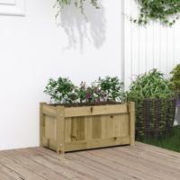 VidaXL Plantenbak 60x31x31 cm geïmpregneerd grenenhout