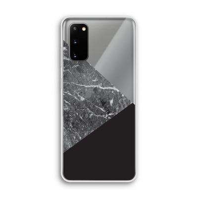 Combinatie marmer: Samsung Galaxy S20 Transparant Hoesje