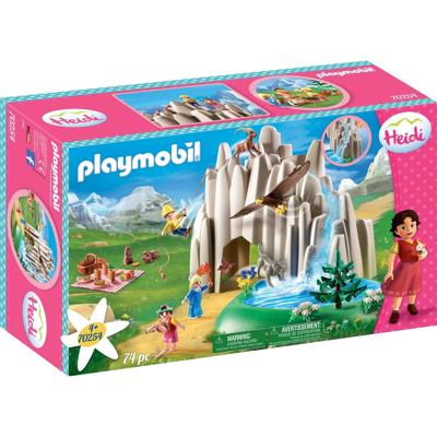 PLAYMOBIL heidi - heidi, peter en clara bij het kristalmeer constructiespeelgoed (70254)