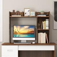 Boekenkast voor op het Bureau Kastlegbord met 5 Opbergvakken Stabiel Tafellegbord met 2 Anti-Kantelsets 94 x 25 x 74 cm