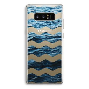 Oceaan: Samsung Galaxy Note 8 Transparant Hoesje