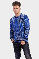 Carlo Colucci C11705 101 Sweater Heren Blauw - Maat S - Kleur: Blauw | Soccerfanshop - thumbnail