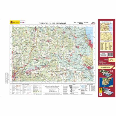 Topografische kaart 296 MT50 Torroella de Montgrí | CNIG - Instituto Geográfico Nacional1