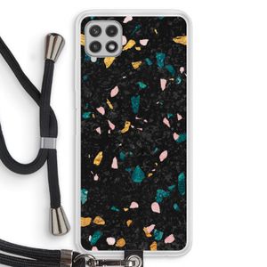 Terrazzo N°10: Samsung Galaxy A22 4G Transparant Hoesje met koord