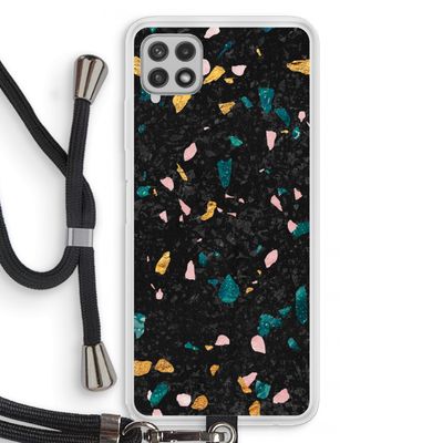 Terrazzo N°10: Samsung Galaxy A22 4G Transparant Hoesje met koord