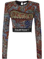 Philipp Plein haut court à ornements strassés - Multicolore - thumbnail