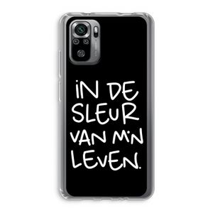 De Sleur: Xiaomi Redmi Note 10S Transparant Hoesje