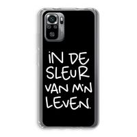 De Sleur: Xiaomi Redmi Note 10S Transparant Hoesje