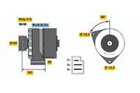 Bosch Alternator/Dynamo 0 120 489 333