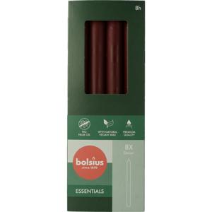 Bolsius Dinerkaarsen 230/20 velvet red