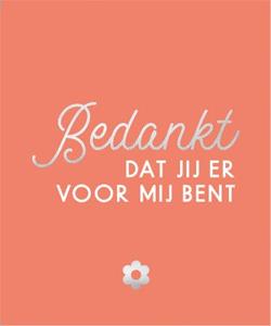 Bedankt, dat jij er voor mij bent (Hardback)