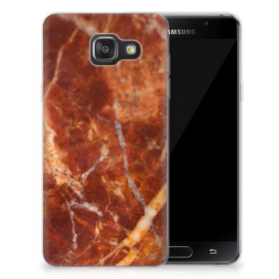 Samsung Galaxy A3 2016 TPU Siliconen Hoesje Marmer Bruin Samsung Galaxy A3 2016 TPU Siliconen Hoesje Marmer Bruin