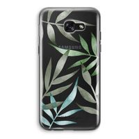 Tropical watercolor leaves: Samsung Galaxy A5 (2017) Transparant Hoesje