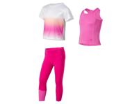 CRIVIT Kinder sportset (Roze/wit, 122/128)