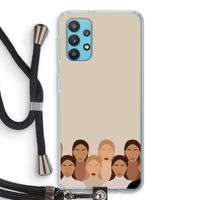 Girls girls girls: Samsung Galaxy A32 4G Transparant Hoesje met koord