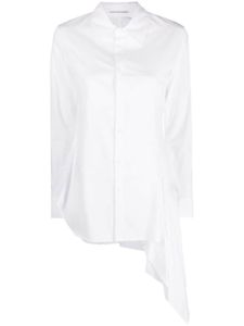 Yohji Yamamoto chemise à design asymétrique - Blanc