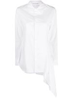 Yohji Yamamoto chemise à design asymétrique - Blanc