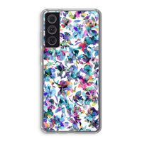 Hibiscus Flowers: Samsung Galaxy S21 FE Transparant Hoesje Hibiscus Flowers: Samsung Galaxy S21 FE Transparant Hoesje